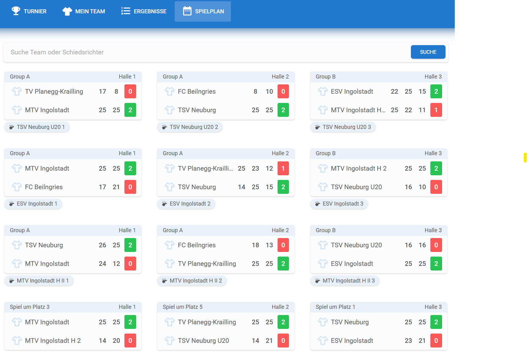 Herbstturnier Neuburg